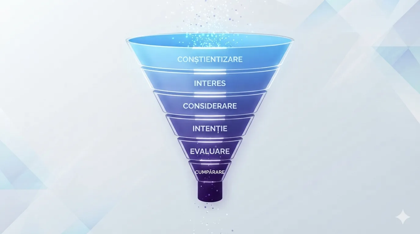 Funnel de vânzări: etape, exemple și cum îl construiești
