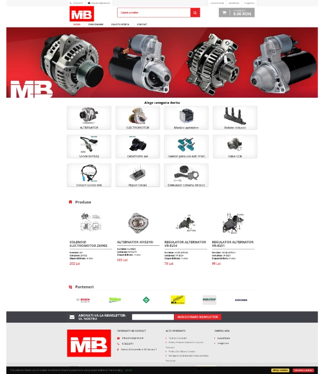Magazin online - mbauto.ro