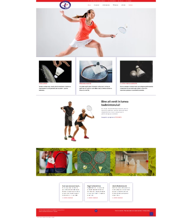 Site de prezentare - acs-pro-badminton.ro