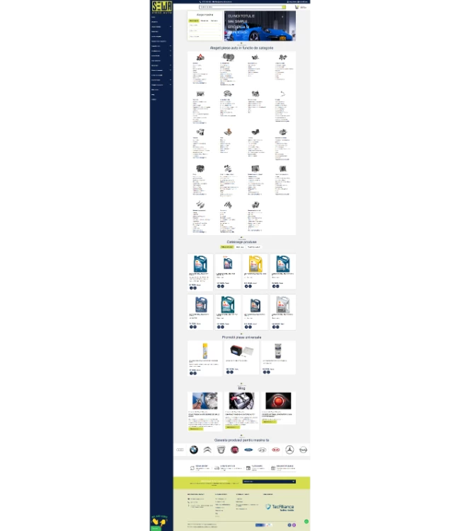 Online store with TecDoc licence - sewa-pieseauto.ro