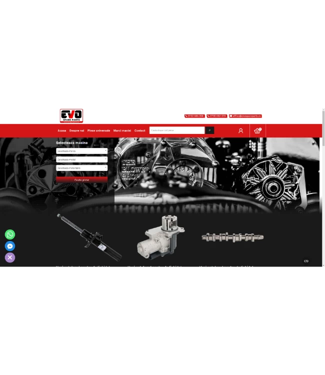 Magazin online de piese auto aftermarket (TecDoc) - evospareparts.ro